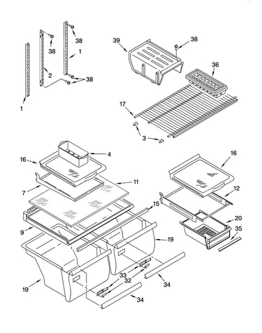 Shelf parts