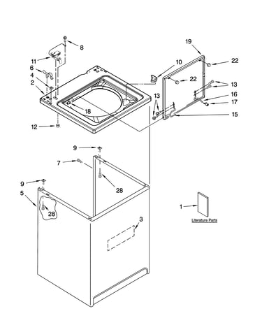 Top and cabinet parts