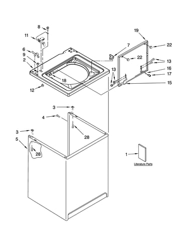 Top and cabinet parts
