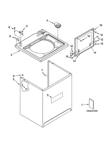 Top and cabinet parts