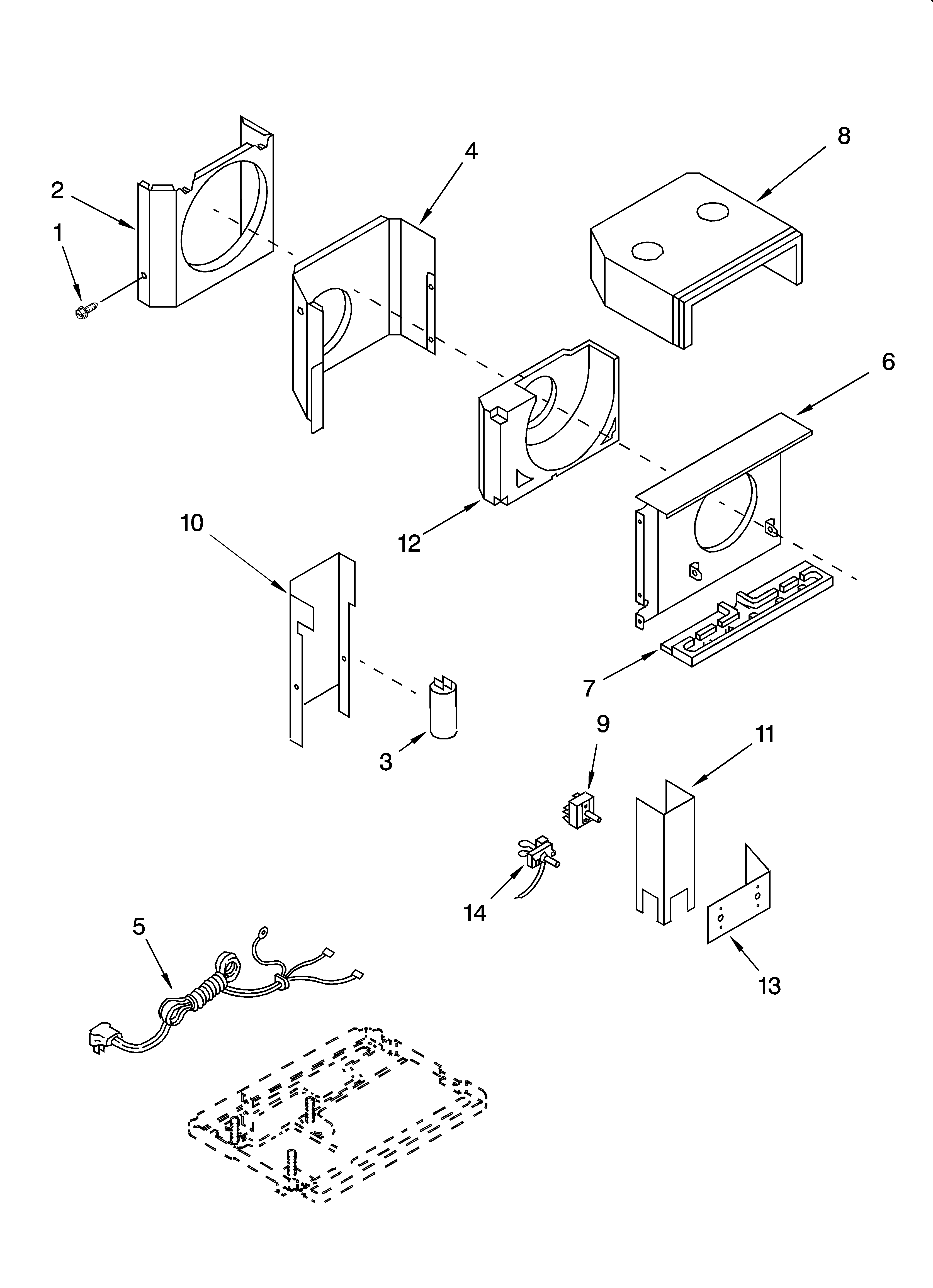 Air flow and control parts