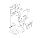 Whirlpool ACQ244XR3 airflow and control parts diagram