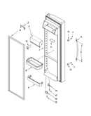 Refrigerator door parts