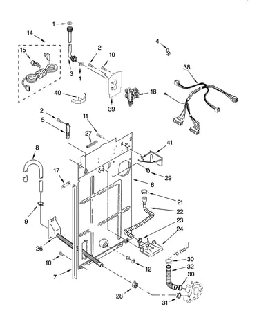 Rear panel parts