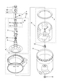 Agitator, basket and tub parts