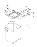 Top and cabinet parts