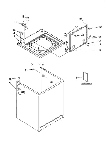 Top and cabinet parts