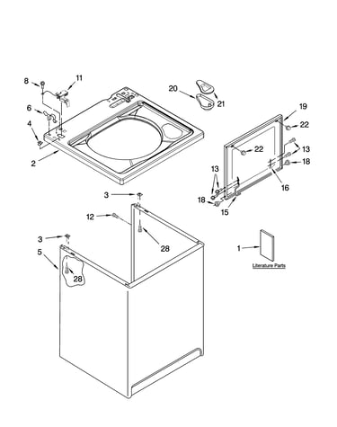Top and cabinet parts