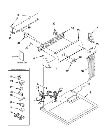 Top and console parts