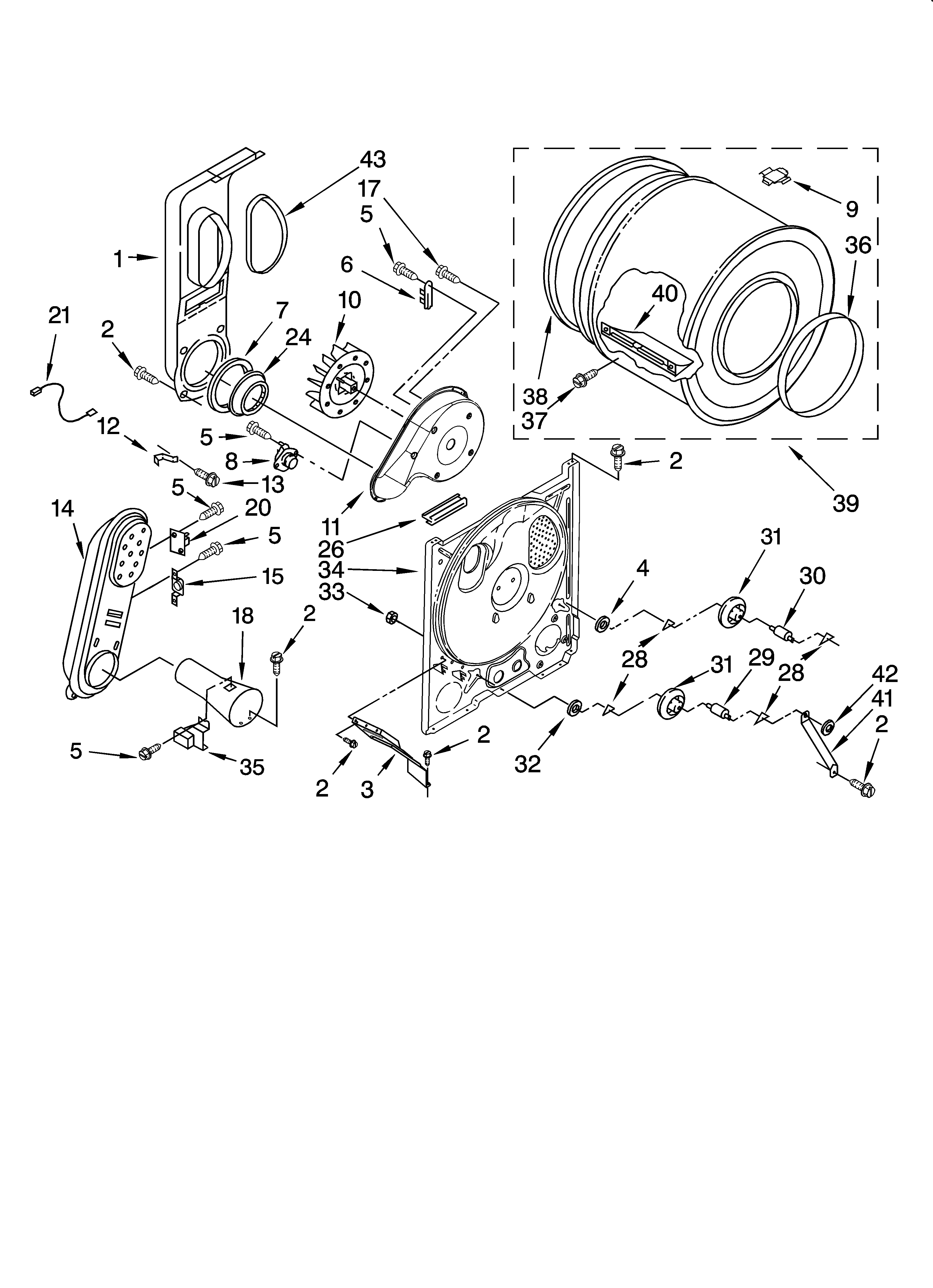 Bulkhead parts, optional parts (not included)