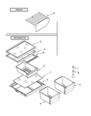 Shelf parts, optional parts (not included)
