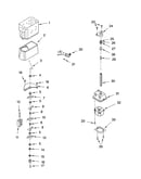 Motor and ice container parts