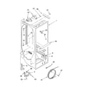 Whirlpool ED2FHEXSQ00 refrigerator liner parts diagram
