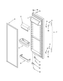 Refrigerator door parts