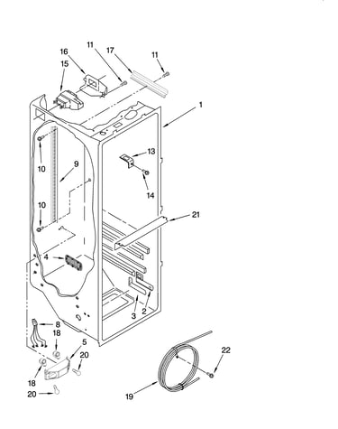 Refrigerator liner parts