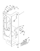 Refrigerator liner parts