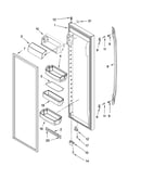 Refrigerator door parts