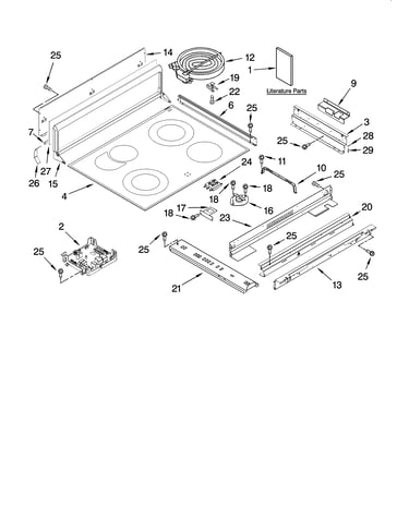 Cooktop parts