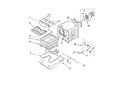 KitchenAid KERS807SBB00 internal oven parts diagram