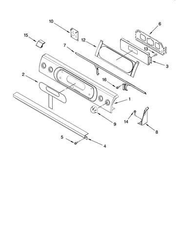 Control panel parts, optional parts