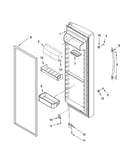 Refrigerator door parts