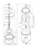 Agitator, basket and tub parts