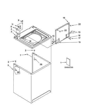 Top and cabinet parts
