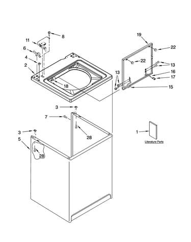 Top and cabinet parts