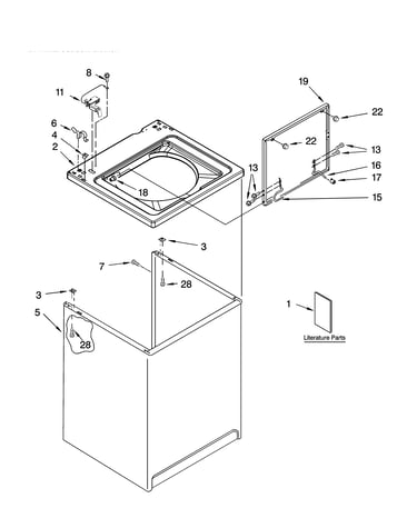 Top and cabinet parts