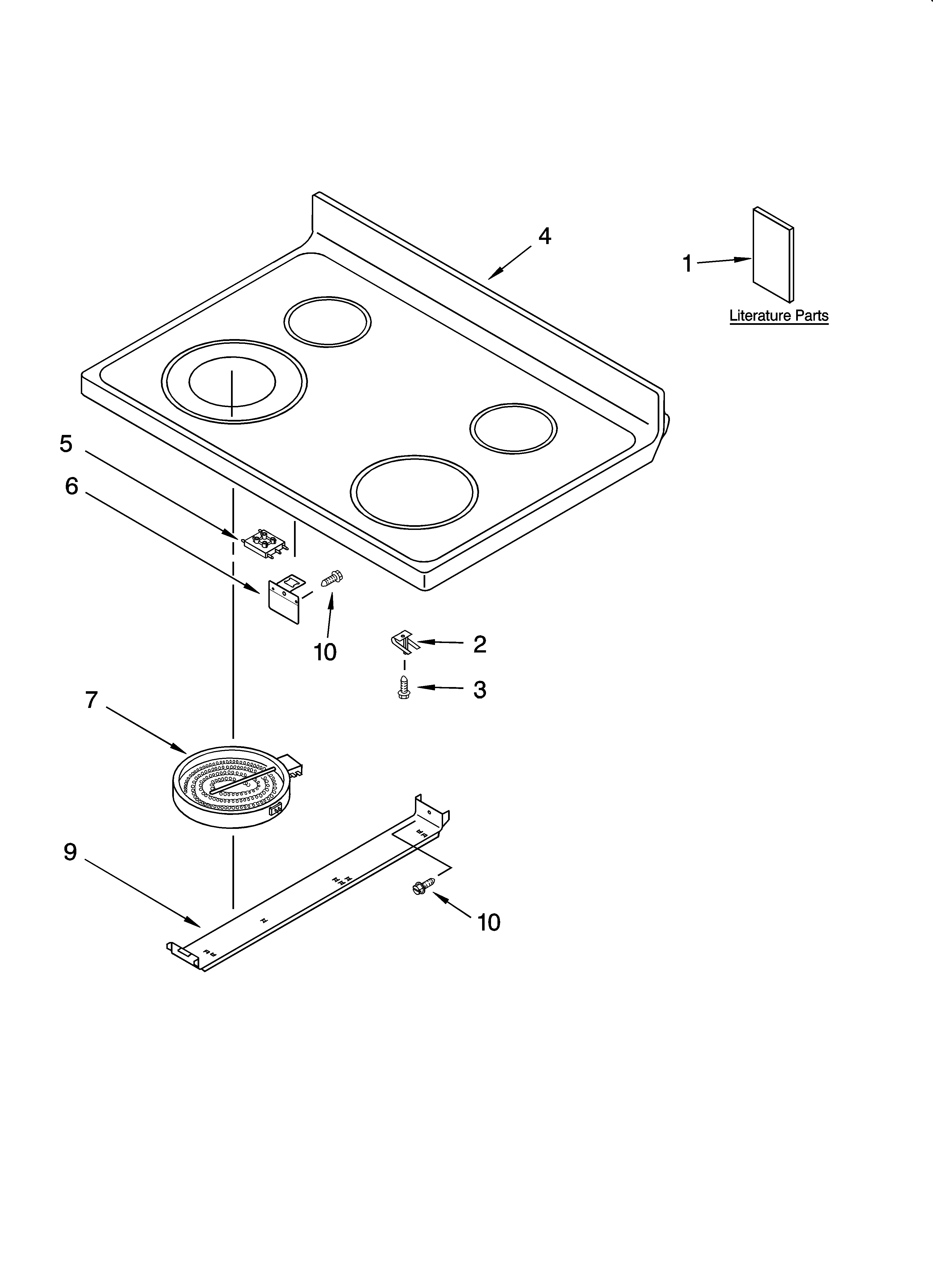 COOKTOP PARTS