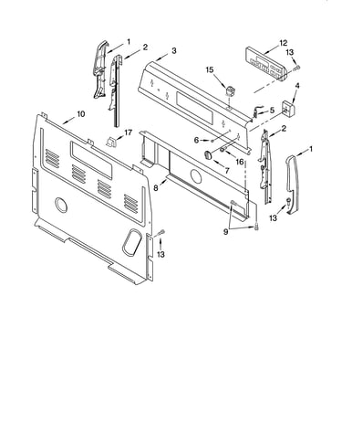 Control panel parts