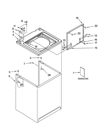 Top and cabinet parts