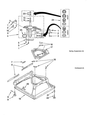 Machine base parts