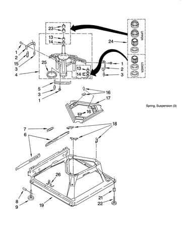 Machine base parts