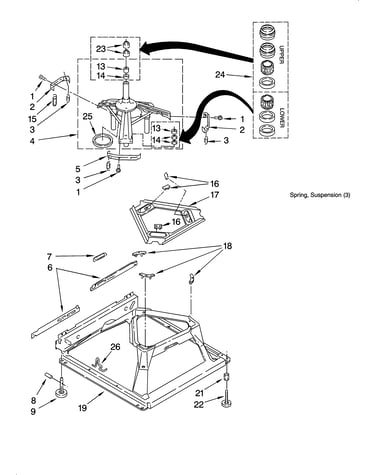 Machine base parts