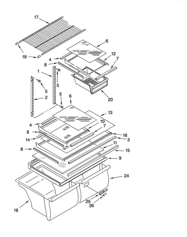 Shelf parts, optional parts