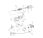 KitchenAid 5K5SSAWH1 motor and control parts, optional parts diagram