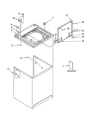 Top and cabinet parts