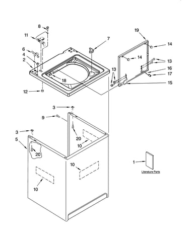 Top and cabinet parts
