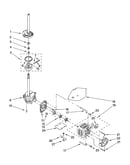Brake, clutch, gearcase, motor and pump parts