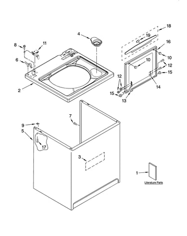 Top and cabinet parts