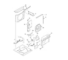 Whirlpool ACM184XL1 airflow and control parts diagram