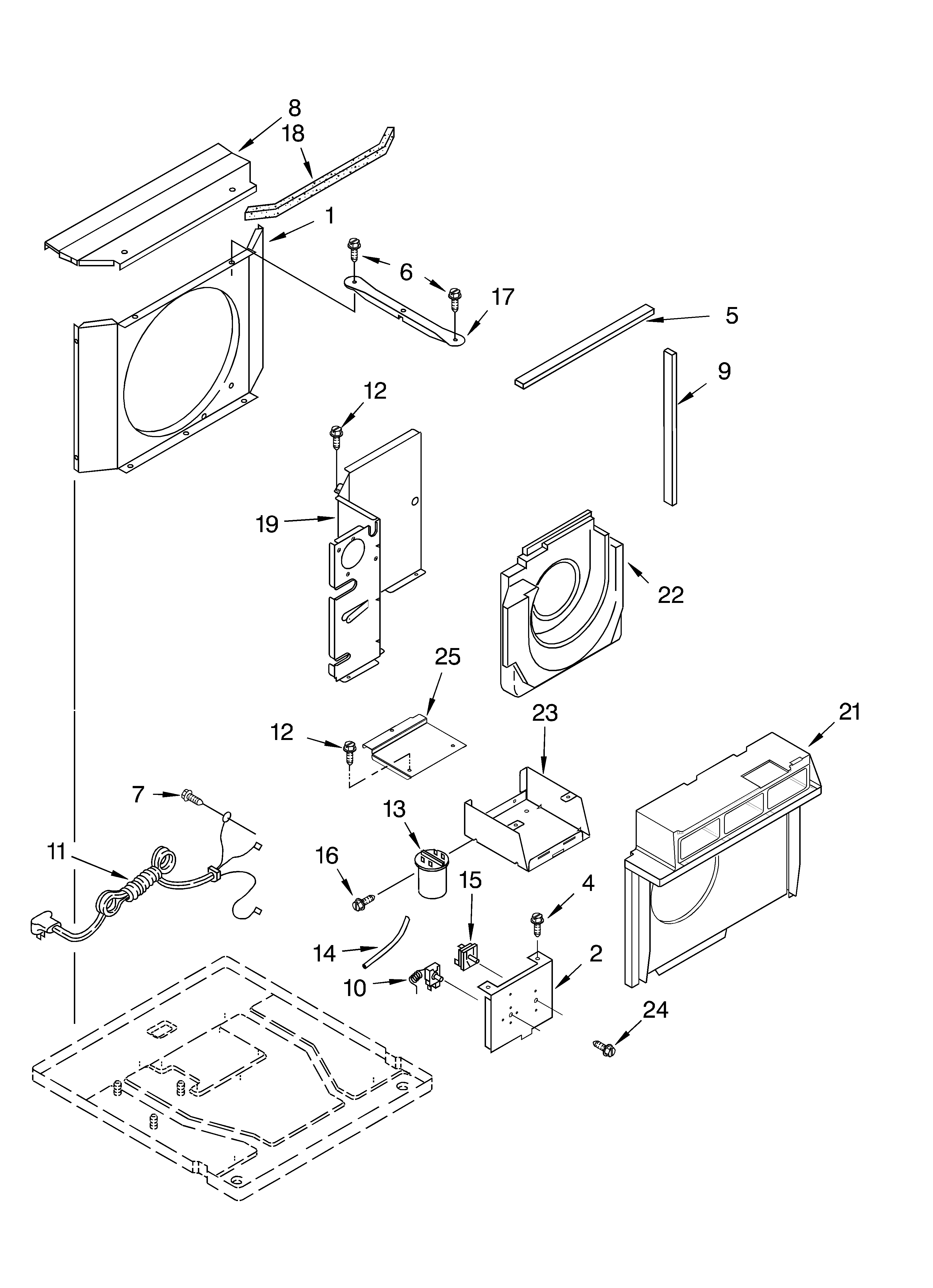 Airflow and control parts