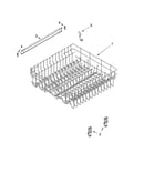 Upper rack and track parts