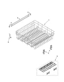 Upper rack and track parts