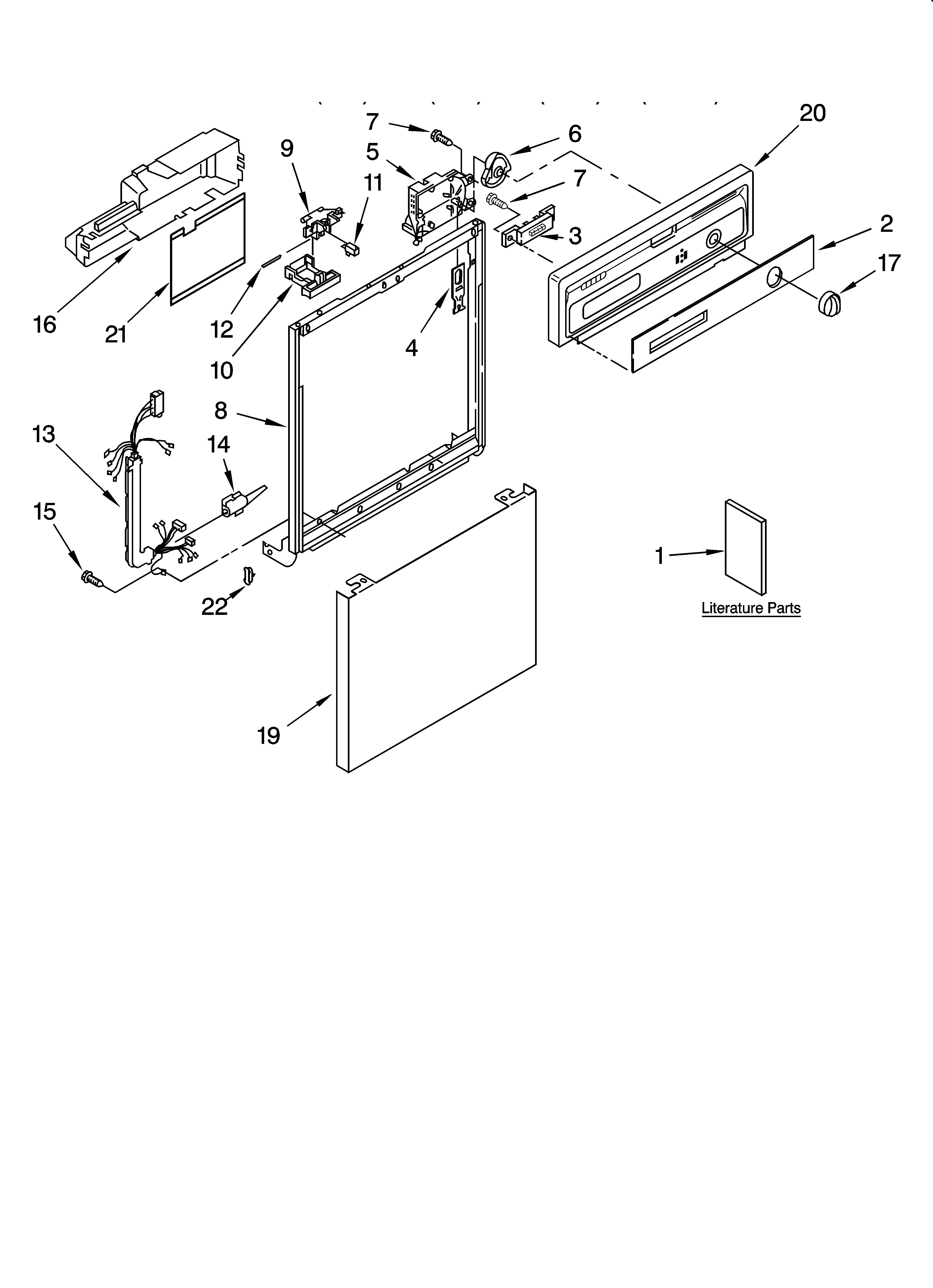 Frame and console parts