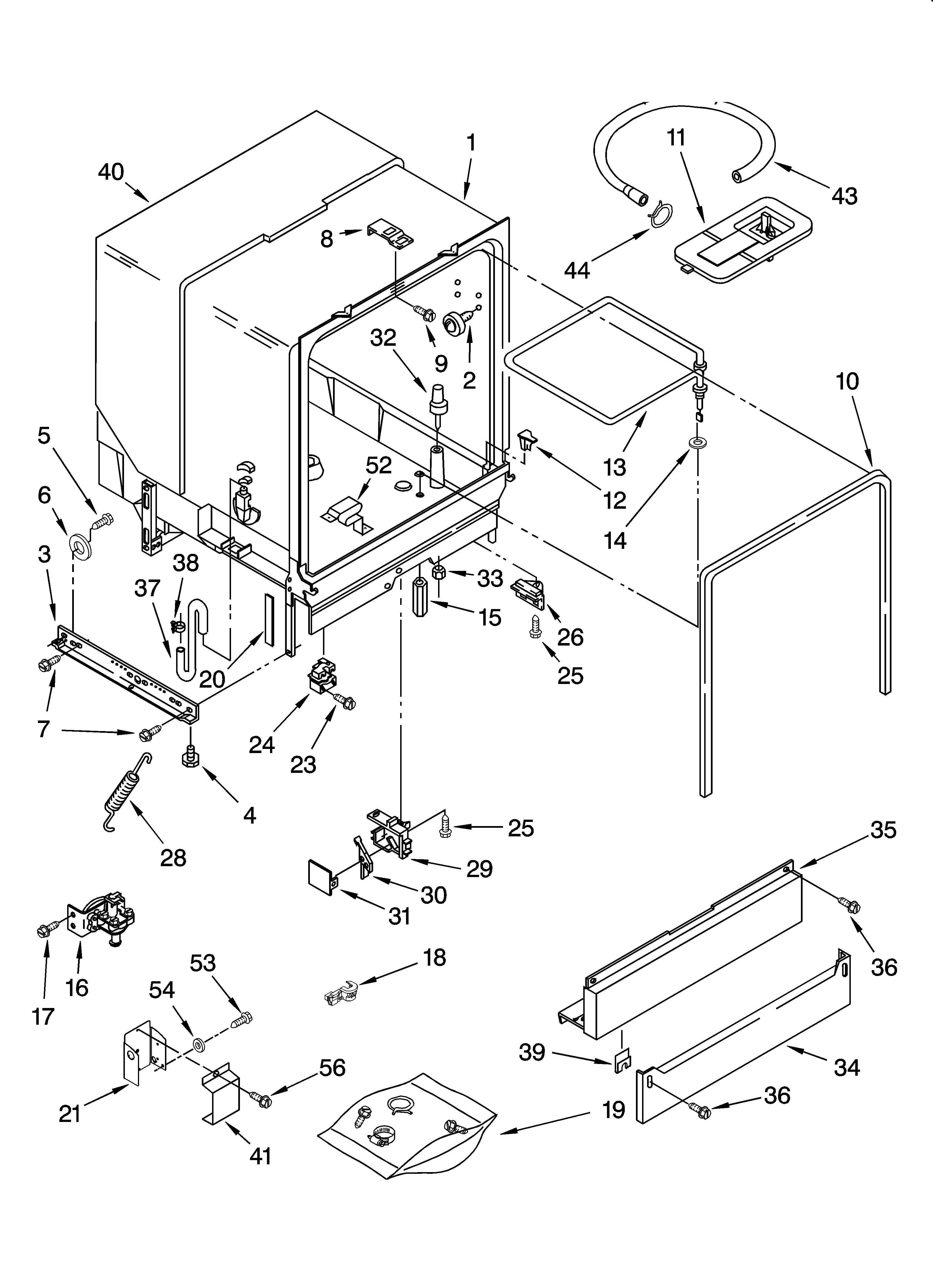 Tub assembly parts
