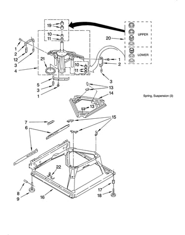 Machine base parts