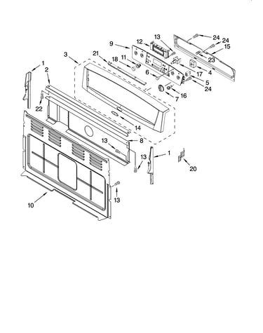 Control panel parts