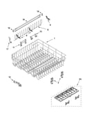 Upper rack and track parts